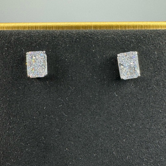 1.5ct Radiant Studs - Picture 8 of 14